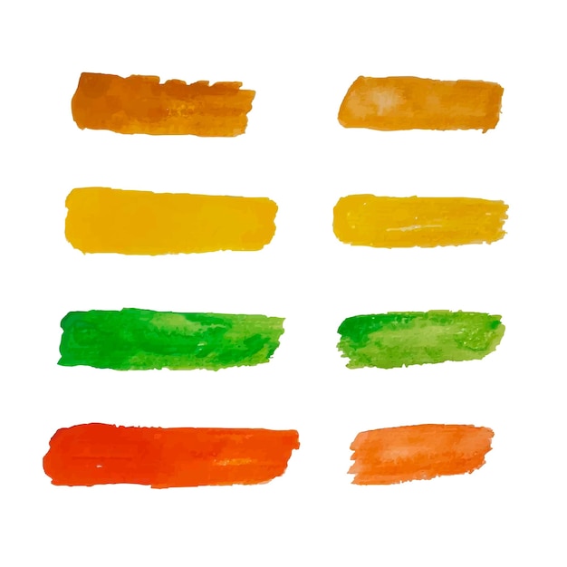 patch aquarelle coloré