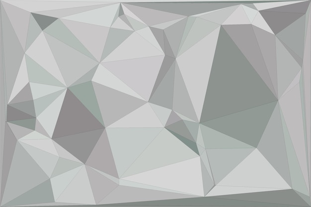 Patron d'arrière-plan polygonal papier peint noir et blanc vecteur gris Illustration