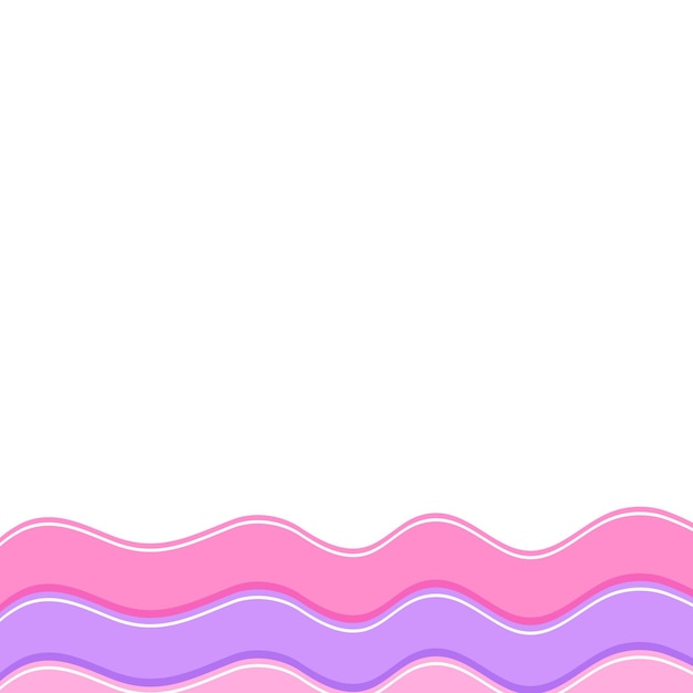 Vecteur pattern d'arrière-plan mignon ondes colorées vecteur d'illustration
