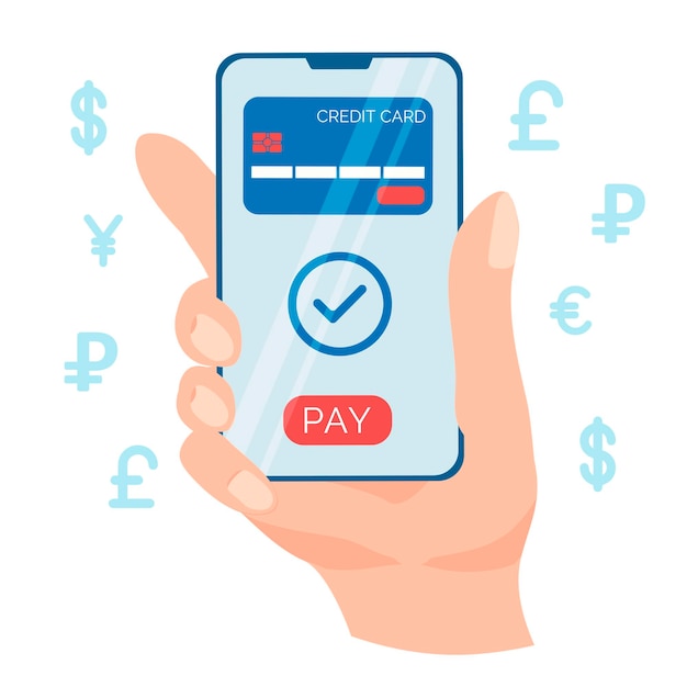 Payer En Ligne Paiement Via L'application Smartphone Paiement Dans N'importe Quelle Devise Service Bancaire