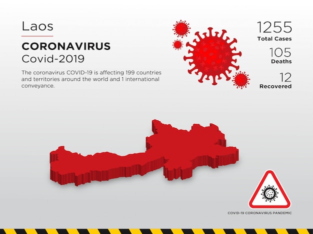 Pays Concerné Par Le Modèle De Conception De La Maladie Du Coronavirus