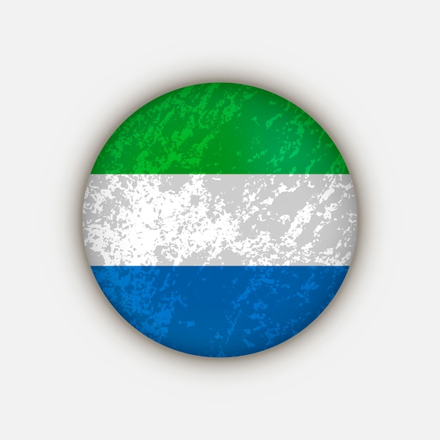 Vecteur pays sierra leone drapeau de la sierra leone illustration vectorielle