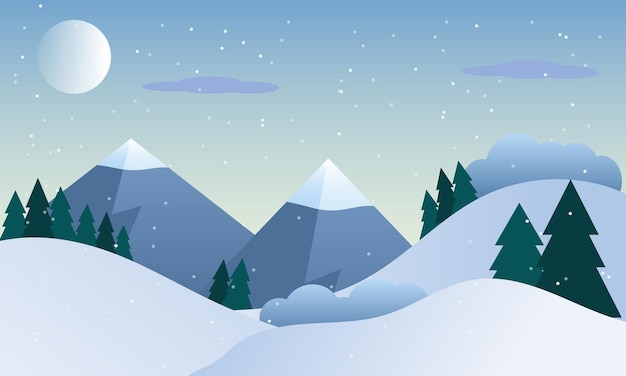 Paysage d'hiver