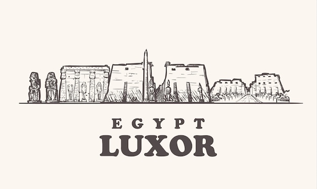 Paysage Urbain De Louxor, Egypte