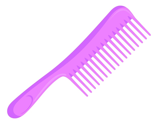 Peigne à cheveux en plastique Brosse de dessin animé mignon rose