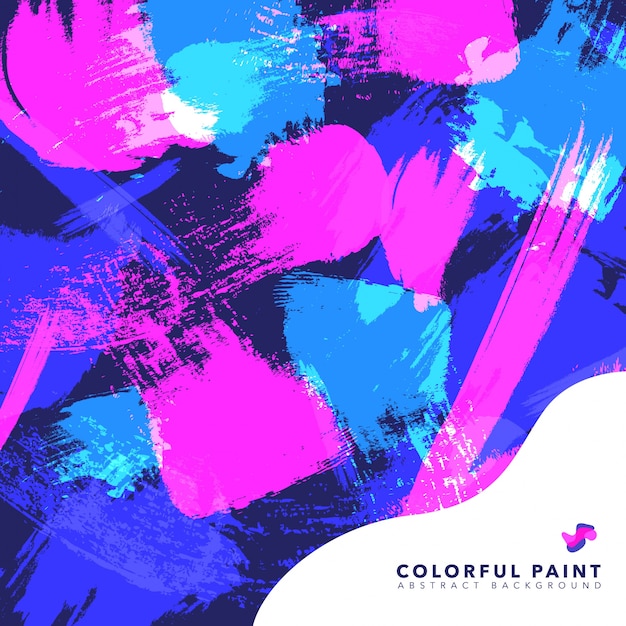 Peinture Abstraite Colorée