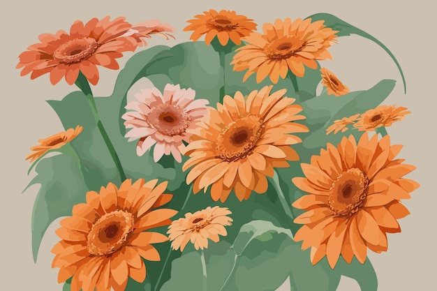 Peinture à L'aquarelle éclaboussures Colorées Sur Un Fond Floral Blanc Feuille De Fleur Composition De Bouquet