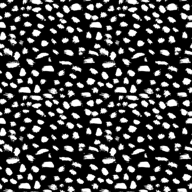 Peinture à l'encre noir et blanc AVC motif abstrait vectorielle continue