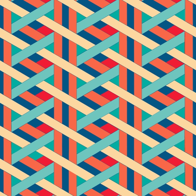 Peinture de fond sans couture géométrique abstraite de texture modèle d'illustration vectorielle