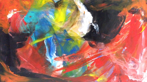 Peinture de texture abstraite couleur acrylique avec un ton de couleur pastel brillant