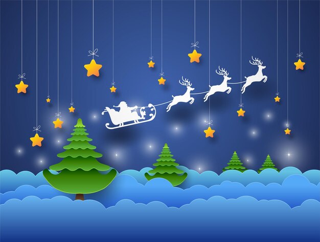 Père Noël Bonne année Noël vecteur