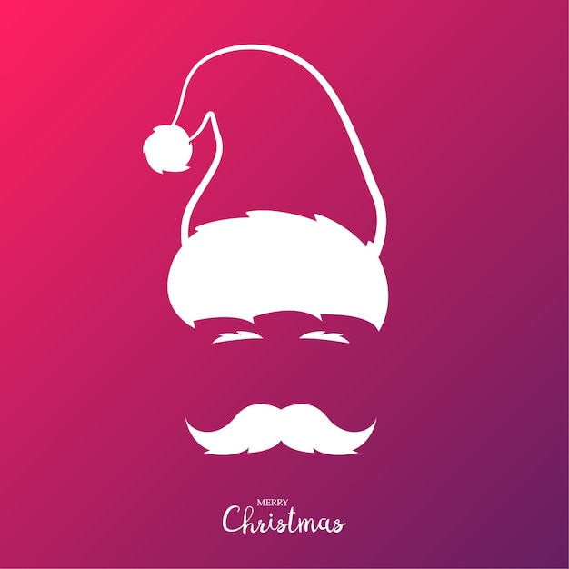 Père Noël Avec Moustache