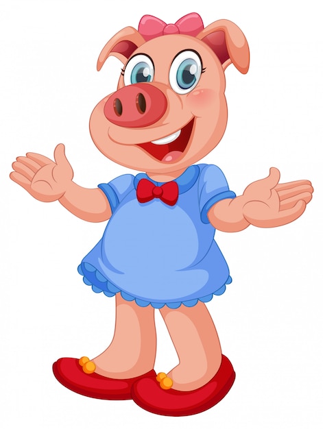 Personnage De Cochon