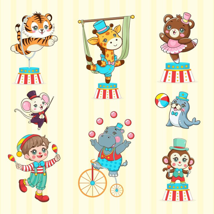 Vecteur le personnage de la collection cute curcus