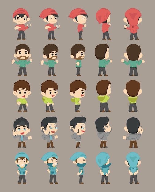 Personnage de collection d&#39;hiver