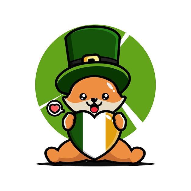 Personnage de dessin animé du jour de la Saint-Patrick