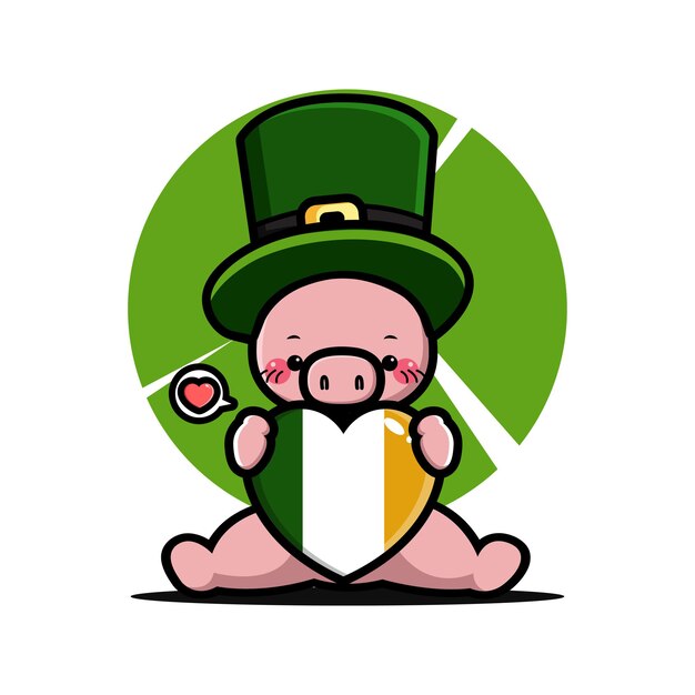 Personnage de dessin animé du jour de la Saint-Patrick