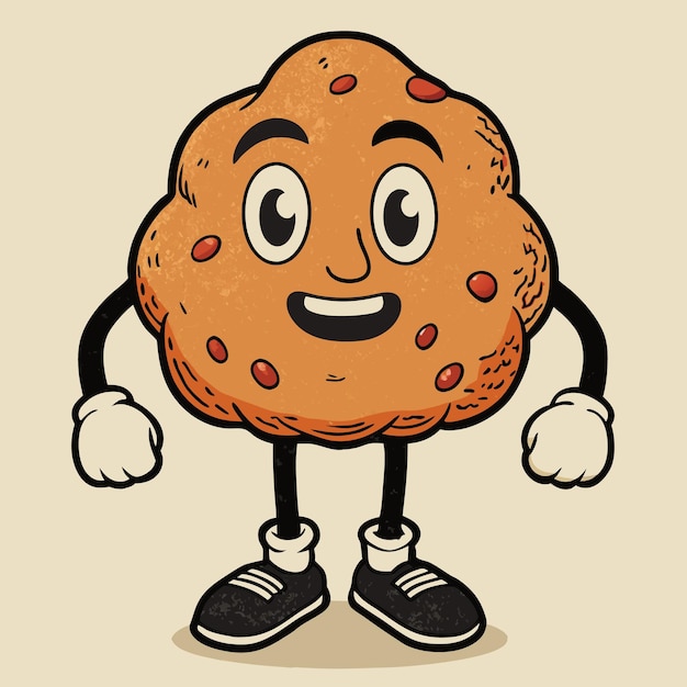 Le personnage du cookie heureux