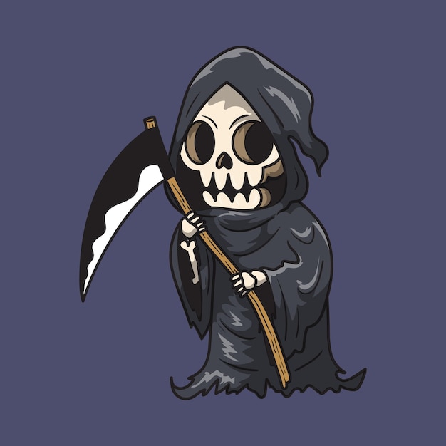 Personnage d'Halloween Grim Reaper illustration