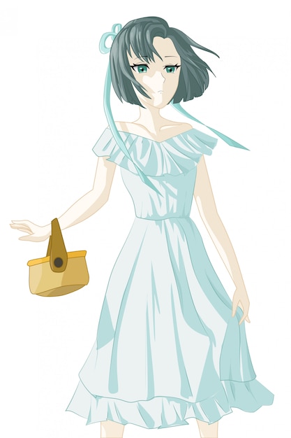Personnage japonais anime girl