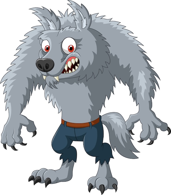 Personnage De Loup-garou En Colère