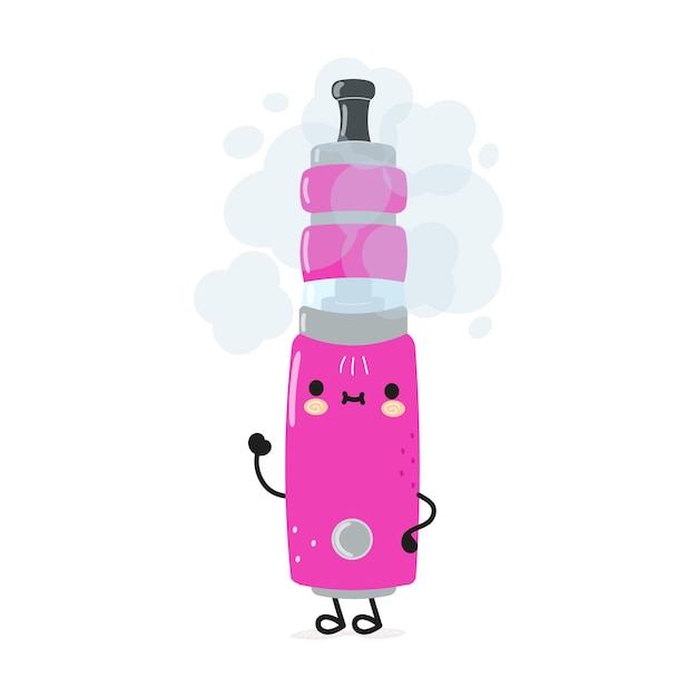 Personnage De Main Agitant Vape Drôle Mignon