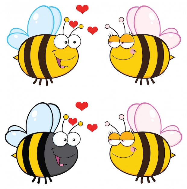 Personnage Mascotte Abeille