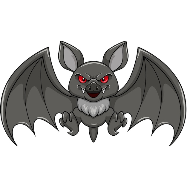 Personnage De Mascotte Volant Chauve-souris Effrayant