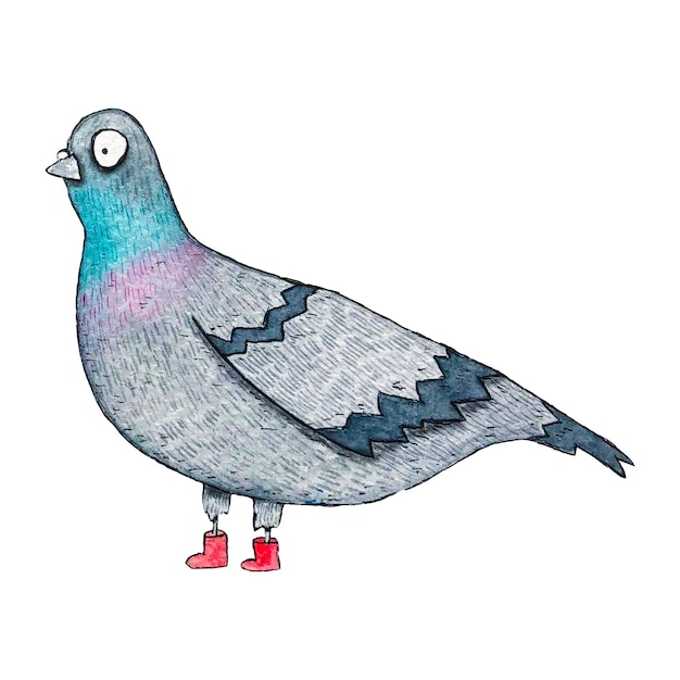 Personnage de pigeon