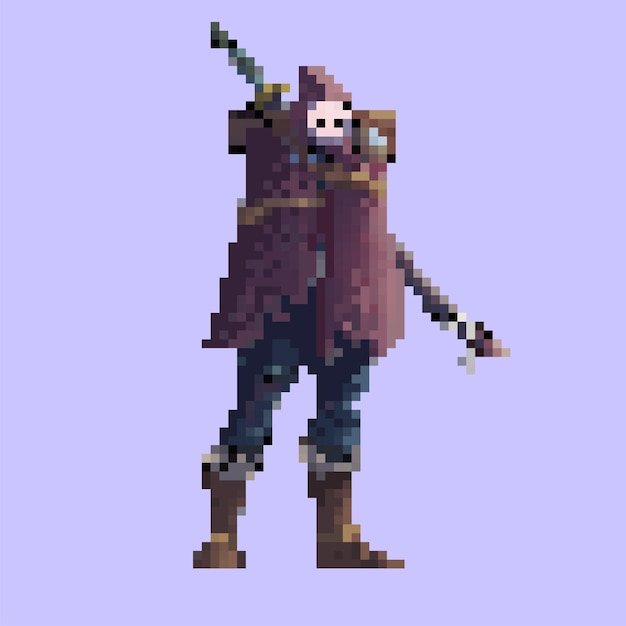 Personnage de pixel art