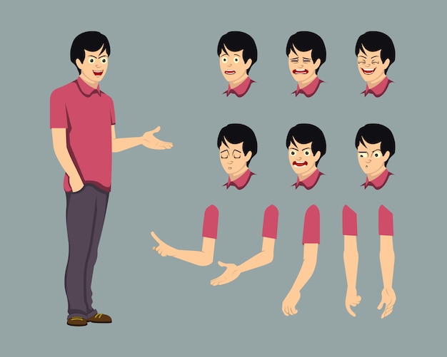Personnage pour l&#39;animation et le motion design