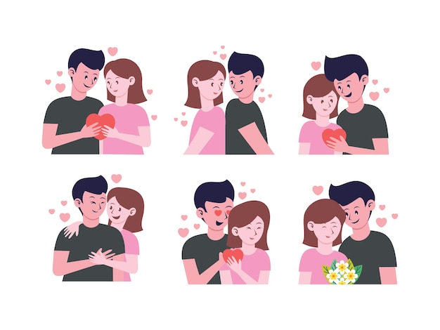 Les personnages du jour de la Saint-Valentin