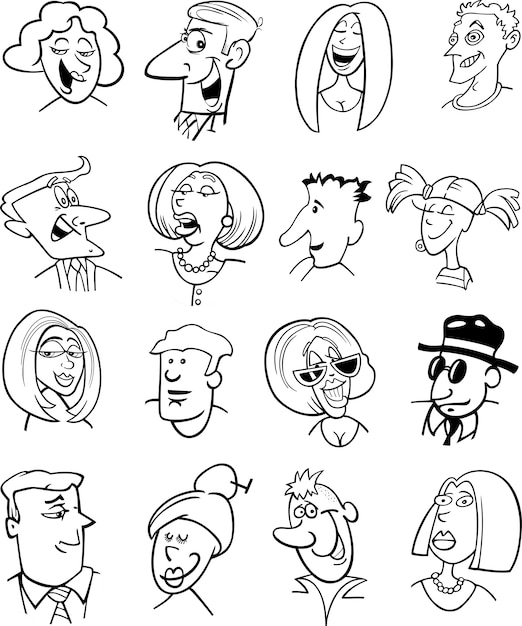 personnages de personnages de dessin animé