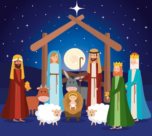 Personnages de la Sainte Famille