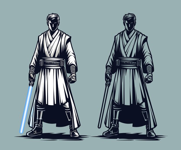 Vecteur personnages de star wars illustration 10