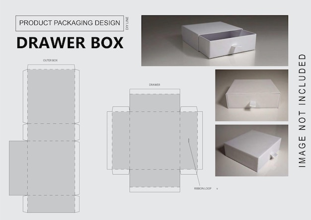 Personnaliser La Conception De L'emballage Du Produit Boîte à Tiroirs
