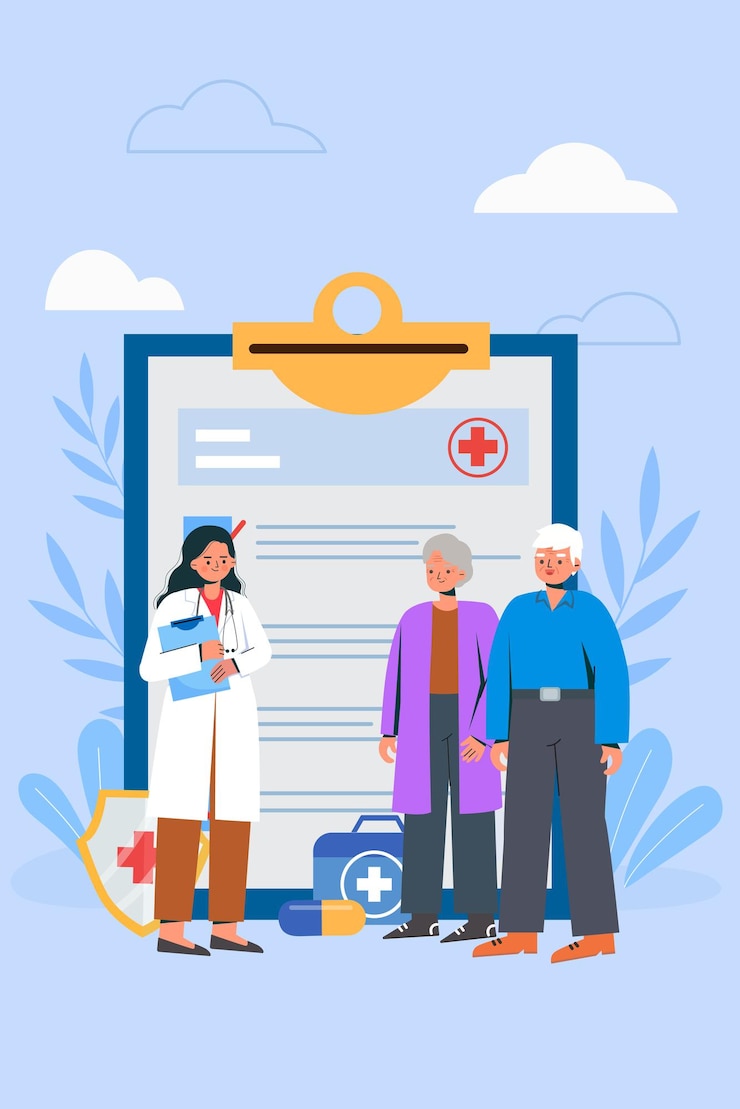 personnes âgées consultant des médecins