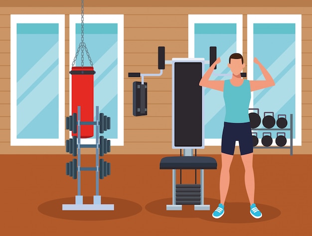 Personnes fitness et gym