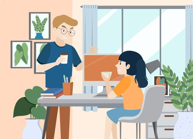 Personnes travaillant à domicile