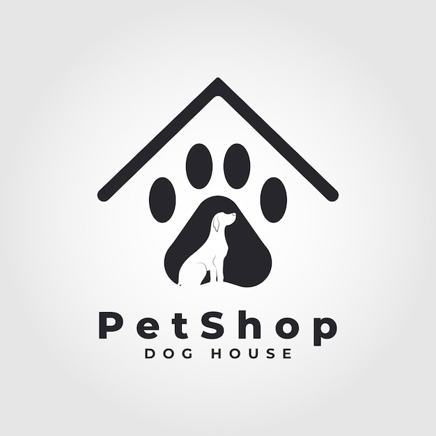 Pet Shop Logo Template Design Vector Animal House