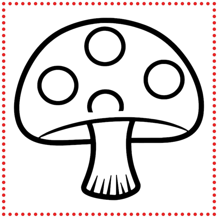 Vecteur ce petit champignon est prêt à répandre le bonheur et le plaisir.
