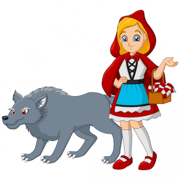 Petit Chaperon Rouge Avec Loup