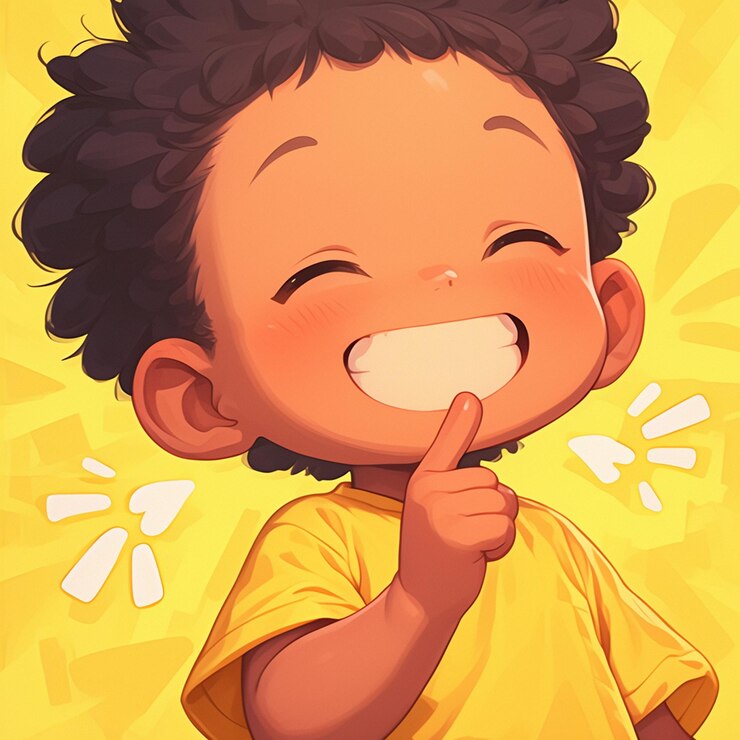 Vecteur un petit garçon sud-africain aime le style de dessin animé de la fête des enfants