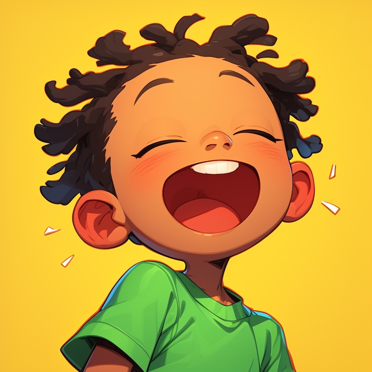 Vecteur un petit garçon sud-africain aime le style de dessin animé de la fête des enfants