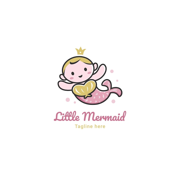 Petit Logo Bébé Sirène