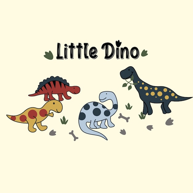 Petit Vecteur De Dino