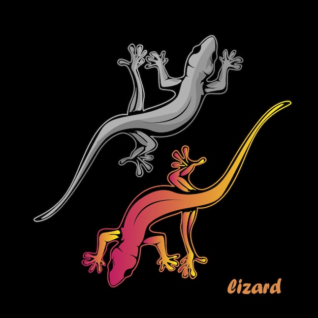 Petite Illustration De Lézard