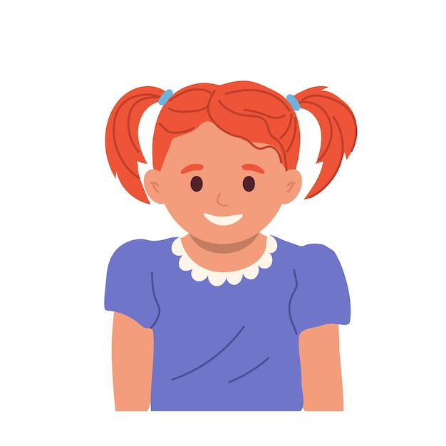 Petite jolie fille d'âge préscolaire, personnage de dessin animé, riant, se sentant excitée et joyeuse.
