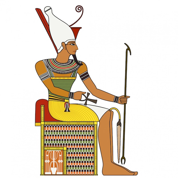 Pharaon, Personnage Isolé Du Pharaon égyptien Ancien