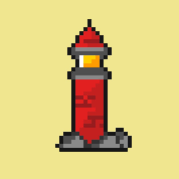 Phare Avec Style Pixel Art